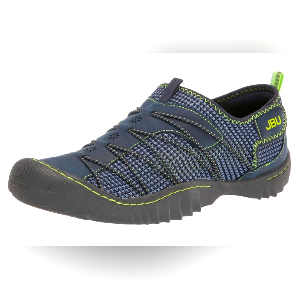 JBU Women's Navy/Kiwi Soul Water Ready Sneaker, size